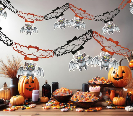 GIRLANDA NIETOPERZE HALLOWEEN 200 CM 