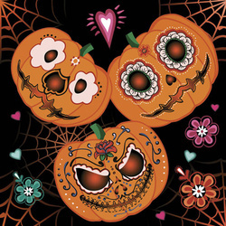 SERWETKI PAPIEROWE DYNIE HALLOWEEN 33 X 33 CM