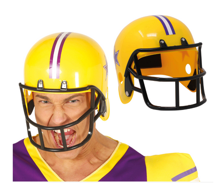 KASK FUTBOLISTY ŻÓŁTY 