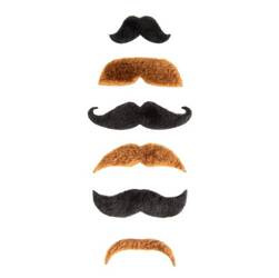 ZESTAW SZTUCZNYCH WĄSÓW 6 SZT