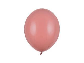 BALONY STRONG 27 CM PASTELOWY PĄSOWY RÓŻ 10 SZT