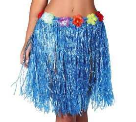 SPÓDNICA HAWAJSKA NIEBIESKA