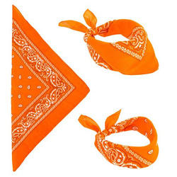BANDANA POMARAŃCZOWA CHUSTA