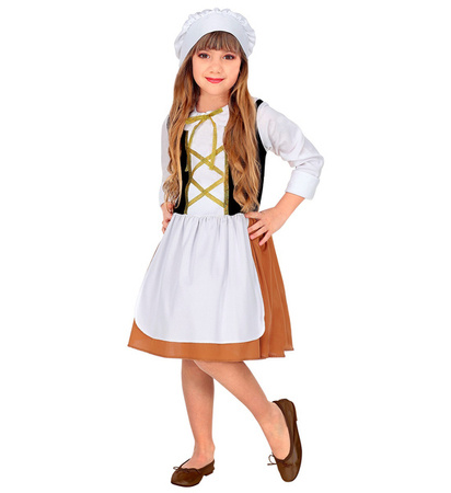 STRÓJ ŚREDNIOWIECZNA DZIEWCZYNA