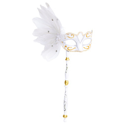 PROFESJONALNA MASKA WENECKA BIAŁA