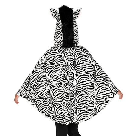 ZEBRA (poncho con cappuccio)