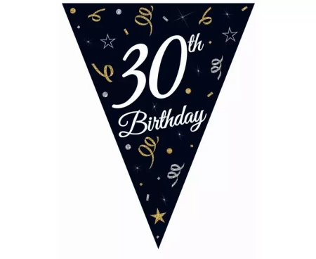 GIRLANDA PAPIEROWA 30TH BIRTHDAY