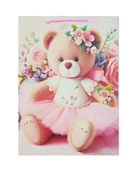 TORBA PAPIEROWA MIŚ BALETNICA 40 X 30 X 12 CM