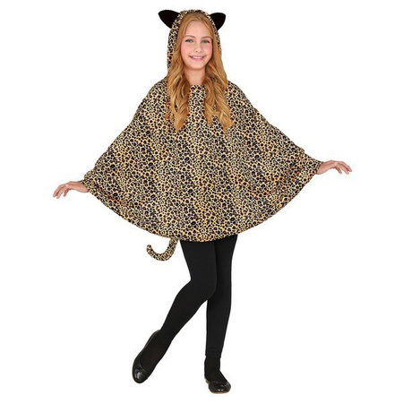 LEOPARDO (poncho con cappuccio)