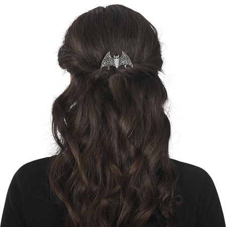 SPINKI DO WŁOSÓW NIETOPERZE 2 SZT 6 I 9 CM