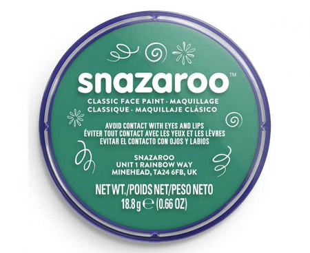 Farba do twarzy 18ml Morska Zielono Niebieska Snazaroo makijaż make-up