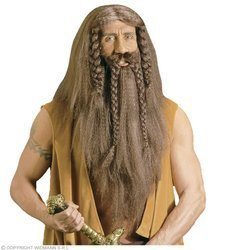 PERUKA+BRODA+WĄSY WIKING