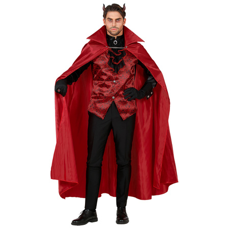 DEVIL (shirt with vest & jabot with medallion, cape, gloves)