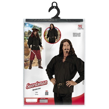 KOSZULA PIRATA CZARNA