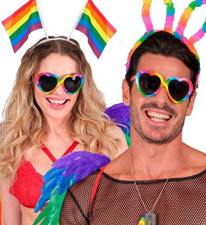 OKULARY SERCA TĘCZOWE