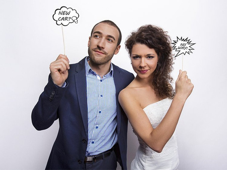 CHMURKI DIALOGOWE NA PATYKU 2szt.