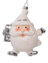 BOMBKA BIAŁY MIKOŁAJ 13CM