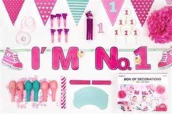 PARTY BOX RÓŻOWY ROCZEK 42el.