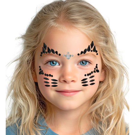 NAKLEJKI SAMOPRZYLEPNE NA TWARZ KOT 