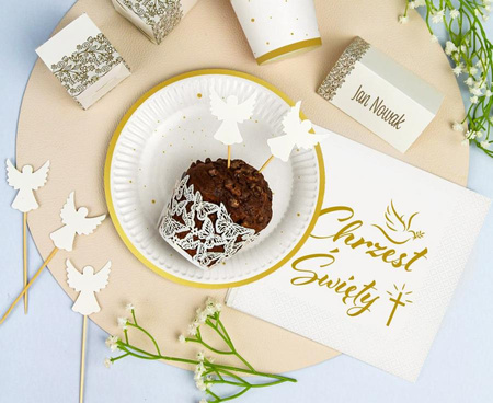 SERWETKI CHRZEST ŚWIĘTY 20 SZT. 33 CM 