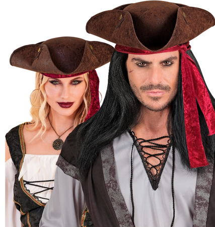 KAPELUSZ TRIKORN PIRATA