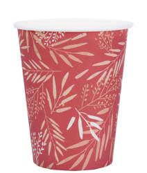 KUBECZKI PAPIEROWE CZERWONE 270 ML