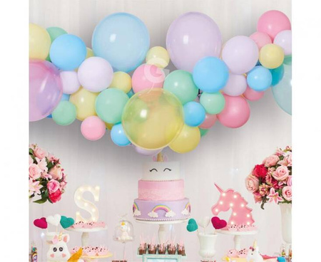 Girlanda balonowa DIY Pastelowa 65 szt. balony lateksowe