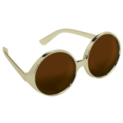 OKULARY IMPREZOWE ZŁOTE