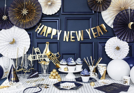 Dekoracje papierowe Let's Celebrate (1 karton / 50 op.) (1 op. / 9 szt.)