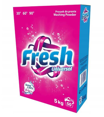PROSZEK DO PRANIA FRESH UNIWERSALNY 5 KG KARTON