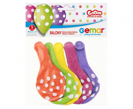 BALONY GROCHY 30 CM 5 SZT.