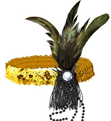 OPASKA RETRO Z BROSZKĄ ZŁOTA