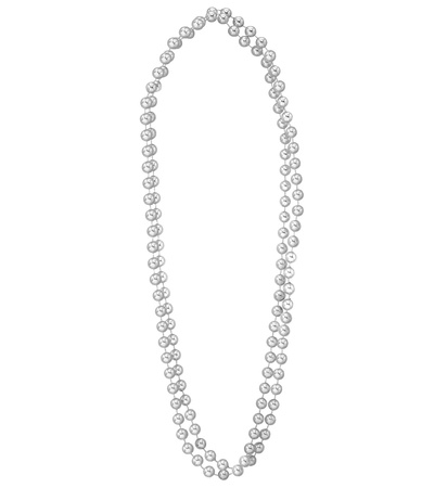 ZESTAW NASZYJNIKÓW SREBRYNCH 40 CM