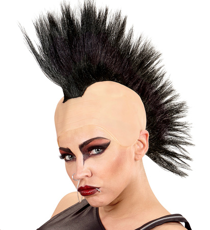 PERUKA IROKEZ Z LATEKSOWĄ SKÓRĄ