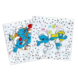 SERWETKI PAPIEROWE SMERFY 33 CM 20 SZT