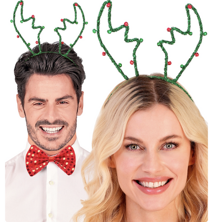 ZIELONA OPASKA ŚWIĄTECZNA RENIFERA