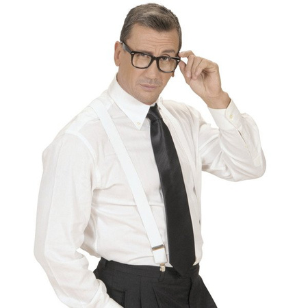 KRAWAT SATYNOWY CZARNY