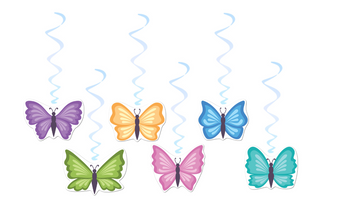 ŚWIDERKI DUŻE MOTYLKI 6 SZT