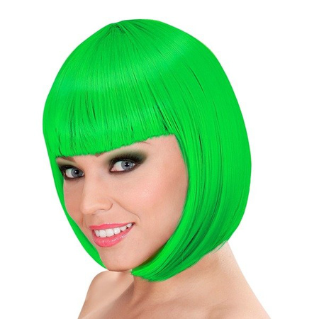 PERUKA ZIELONA LOU LOU BOB