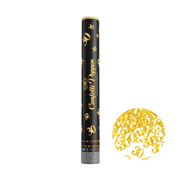 KONFETTI CYFRA 30 METALICZNE ZŁOTE 40 CM