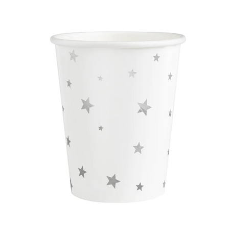 KUBECZKI W SREBRNE GWIAZDKI 6SZT