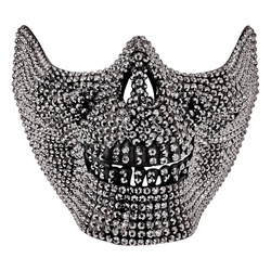 MASKA KOŚCIOTRUP Z DIAMENTAMI