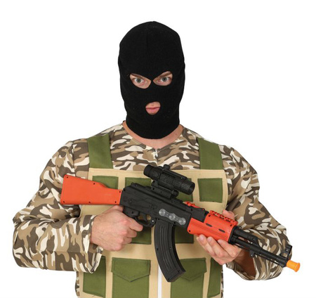 KARABIN CZARNO-CZERWONY 77 CM