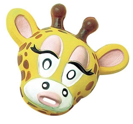 MASKA MADAGASKAR ZOO ŻYRAFA