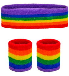 ZESTAW OPASKI ŚCIĄGACZE TĘCZOWE