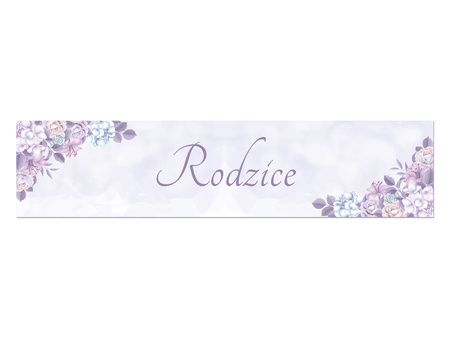 TABLICA REJESTRACYJNA RODZICE LAWENDOWA 2 SZT