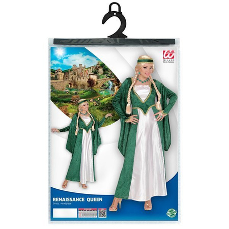 STRÓJ KRÓLOWA BONA ZIELONA