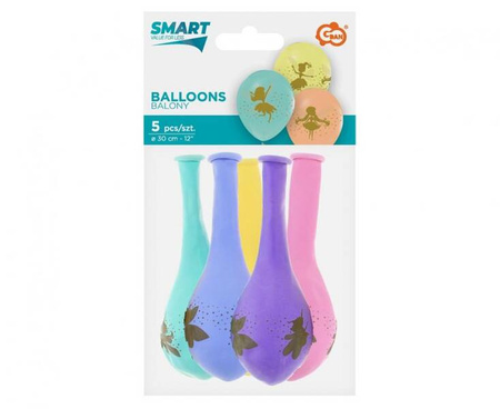 BALONY LATEKSOWE 5 SZT 30 CM WRÓŻKI 