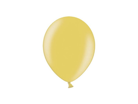 BALONY 23cm, METALLIC ZŁOTY 100 szt.