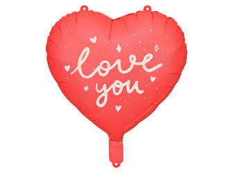 BALON FOLIOWY SERCE I LOVE YOU 45 CM